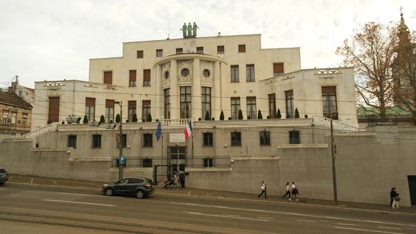 Ambasada Francuske u Pariskoj ulici na Kalemegdanu