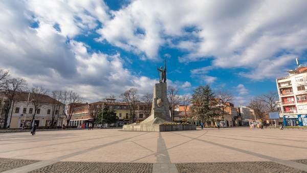 Kraljevo i reka Ibar u smiraj dana